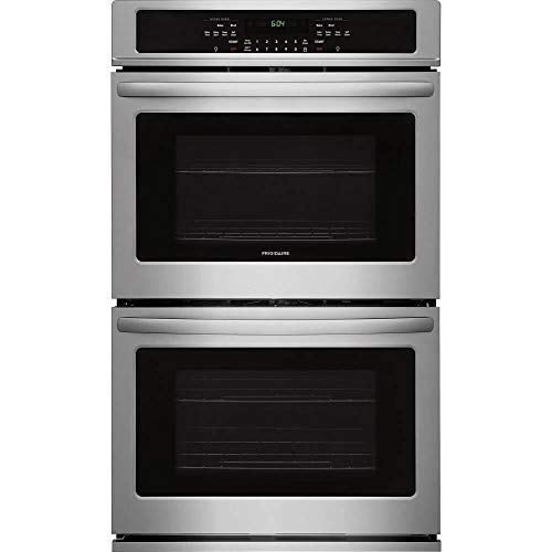 Frigidaire FFET2726TS 27 Inch 7.6 cu. ft. Total Capacity Electric Double Wall Oven with 2 Oven Racks, in Stainless Steel (Renewed)