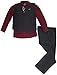 Vittorino Boys 4 Piece Suit Set with Vest, Dress Shirt, Bow Tie, Pants and Pocket Square | Big & Little Kids Formal Apparel