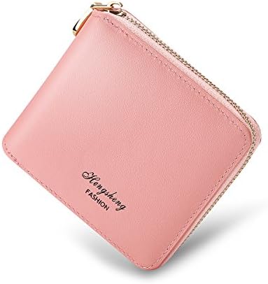 MPTECK @ Rose Quartz PU Leather Wallet for ladies women wallet with coin pocket for identity card, Driving license, Credit card