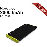Hercules RSB20000:20000mAh High Capacity Sim design Dual USB ports, premium LG cell battery pack portable phone charger power bank, TI battery intelligent protection system