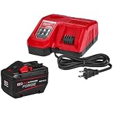 Milwaukee M18 18-Volt Lithium-Ion REDLITHIUM FORGE Starter Kit with 12. 0Ah Battery and Charger 48-59-1813GB