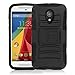 Motorola G (2nd Generation) Case, E LV Motorola Moto G (2nd Generation) Holster Case Cover - Dual Layer Armor Defender Protectiv