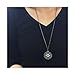 Kumee European Pop Hollow Flower Long Necklace Sweater Chain Necklaces Pendants (Black)