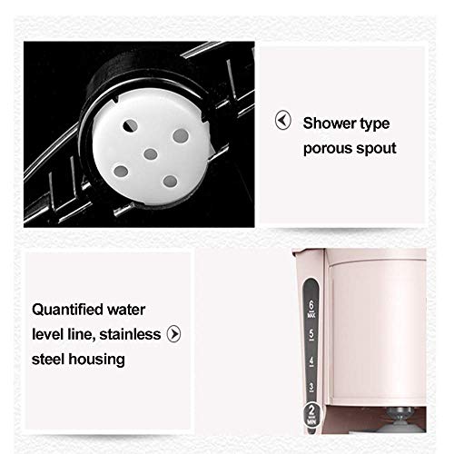 HaoLi Filterkaffeemaschine, 600-W-Kaffeemaschine für Instantkaffee, Espresso, Anti-Tropf-Funktion, Filterkaffeemaschine… – Bild 5