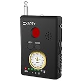Anti-spy Camera Bug RF Signal Detector [Enhanced Version], Dooreemee Wireless Hidden Camera GPS Tracker Higher Sensitivity Multi-functional GSM Device Finder(2” X 0.6” X 2.9”, 1.6oz, Handheld).
