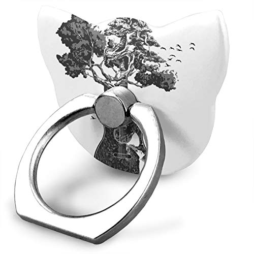 Ring Holder Guitar Tree Cat Type Ring Mobile Phone Holder Adjustable 360Â° Rotation Phone Stand for IPad Phone X/6/6s/7/8/8 Plus/7, Galaxy S9/S9 Plus/S8/S7 Android Smartphone