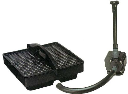 Pondmaster DNR02217 02217 700 GPH Pond Pump with Filter and Fountain Set