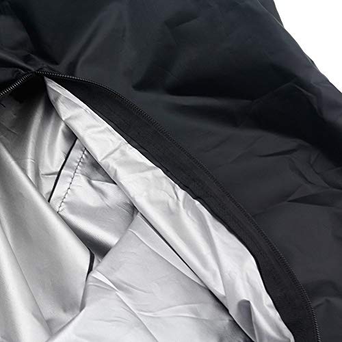 Cushion Bag, Garden Cushion, Storage Bag, Garden Cushions, Protective Cover, Oxford Storage with Carry Handle for Garden Furniture, Cushions, Christmas Trees, Black (173 x 76 x 51 cm)
