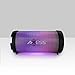 AXESS SPBL1044 Vibrant Plus Black HIFI Bluetooth Speaker with Disco LED Lights In Blue