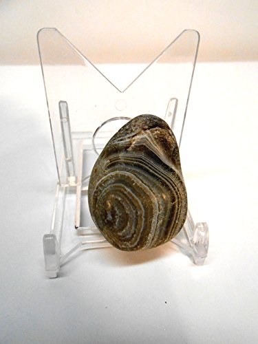 Rock Tumbler Gem Refill Kit - Botswana Agate Rough, S. Africa, Bold Banding, 8 oz