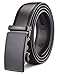 X Xhtang Men's Ratchet Belt Genuine Leather Slide Belts Adjustable