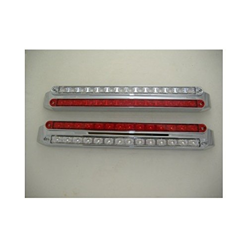 28 LED Combo Red Brake Stop Turn Tail Lights / White Reverse Back Up Lights