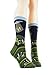 Foot Traffic Women's Socks, Fun Fantasy Socks, Sizes 4–10 (Alien Abduction)