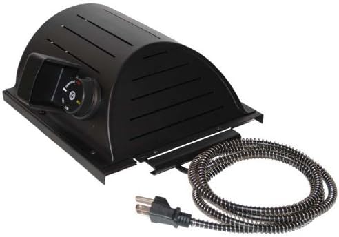 AKOMA Dog Products Hound Heater Dog House Furnace Deluxe with Igloo Bracket Black 10 x 10 x 4.5 by AKOMA Dog Products