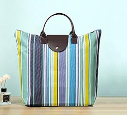 Foldable Shopping Bag with Wheels Collapsible