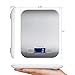 TENDOMI Digital Kitchen Scale/Food Scale Slim Multifunction Compact Metric Scale for Baking Cooking with LCD Display, 11 lbs/5 kg Capacity, Precision Measuring, Stainless Steel (Batteries Included)