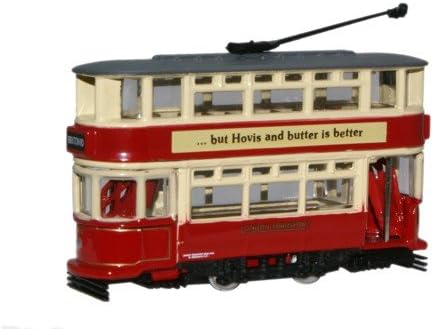 Oxford Diecast 1:148 LondonTram Collectable model NTR001, Red, Medium