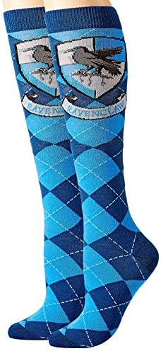 Harry Potter Ravenclaw Argyle Juniors Knee Excessive Socks