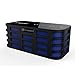 Monstercube CC 6Watt Powerful Sound Dual-Channel Stereo Bluetooth Speakers with Bass Booster Touchpad Control Portable with TF Card Optional Support AUX Line-in - Blue