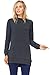 Alexander + David Womens Casual Baby Terry Loose Sweatshirt Tunic Dress