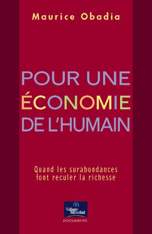 Pour une économie de l'humain