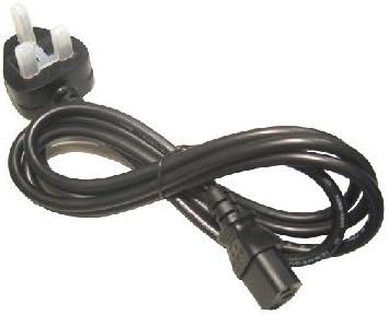 World of Data 1m C13 'Kettle' Lead - IEC C13 to UK 3-pin Mains Cable - 0.75mm Core, 5A Fuse, GTSA-3 N14586 - Moulded - Black - Image 3