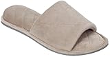 Dearfoams Womens Velour Open-Toe Scuff Slippers DF60103