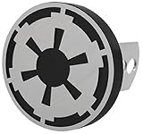 Star Wars Galactic Empire Logo Solid Metal Hitch Plug Receiver Cover