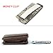 Money Clip Pocket Folding Knife - EDC Fold Knives Stainless Steel Silver Blade and Handle (Silver)