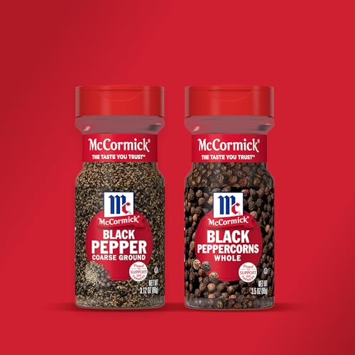 MCCORMICK COARSE GROUND BLACK PEPPER, 3.12 OZ