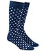 Circuit Dots Men's Cotton Blend Dress Socks