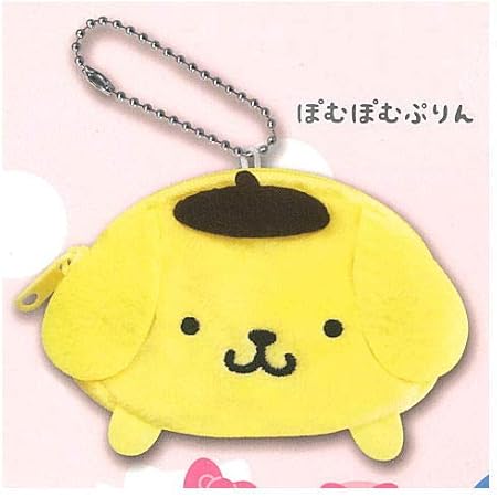 Amazon サンリオキャラクターズ ふわふわポーチコレクション 4 ぽむぽむぷりん 単品 ガチャガチャ カプセルトイ カプセル玩具 おもちゃ