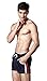 DESMIIT Men's Running Shorts Pockets Quick-Dry Mesh Swim Trunks, Navy Blue, X-Large