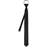 Gsyziux Zipper Ties for Men, Skinny Mens Tie Adjustable Pre-tied Men's Neckties for Business Wedding Party Graduation