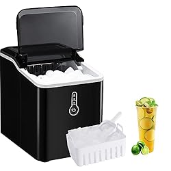Ice Maker Machine for Countertop, 9 Ice Cubes Ready