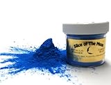 Blue Mica Powder, 1oz, Metallic Blue Powder, Cosmetic Grade Mica - Slice of the Moon