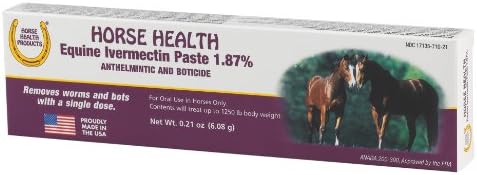 Horse Health 1.87 Ivermectin Single Dose Paste
