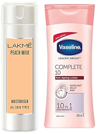 lakme peach milk moisturizer body lotion 200ml