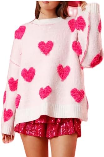 Amazon.com: ZXUBP Valentines Day Sweatshirt Women Love Heart