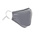 Dr. Hoffmann™ Allergy Mask - Germ & Sick Mask - Anti Dust, Pollution, Pollen & Flu Cough Protection - N95 - Antimicrobial Kills Viruses/Bacteria/Fungi - Earloop - Washable - for Men and Women - Gray