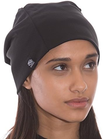 Shinobu Sports INVISTA COOLMAX Quick Drying Hat & Helmet Skull Cap (Knit Cap Type) BLACK SR-020
