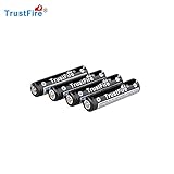 Docooler 4PCS AAA 10440 600mAh 3.7V TrustFire Rechargeable Lithium Battery