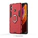 Cocomii Black Panther Ring Xiaomi Mi Max 3 Case, Slim Thin Matte Vertical & Horizontal Kickstand Ring Grip Reinforced Drop Protection Fashion Bumper Cover Compatible with Xiaomi Mi Max 3 (Red)