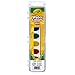 Crayola Artista 8 Semi-Moist Oval Pans Watercolor Set with Brush primary