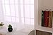ANTSIR 2 Piece Solid White Sheer Window Curtains/Drape/Panels/Treatment Size 60