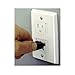 Safe Plate Electrical Outlet Covers Decora, White (2 Screws)