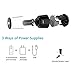 Electric Pencil Sharpener, Smart Stop, Clean on Top, USB or AC or 4 AA Batteries Operated, Included Adapter and USB Cable,Heavy Duty Helical Blade Sharpener, Safety Device