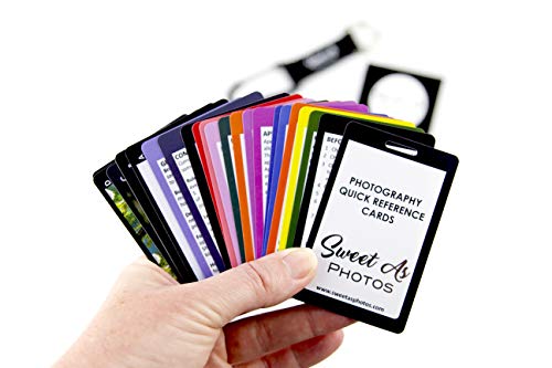 Sweet As Photos - Plastic Double-Sided Photography Quick Reference Cards / Cheat Sheets