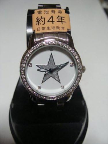 Amazon 風水スタータイプ メタル レディース時計 白文字盤 シルバー レディース腕時計 腕時計 通販