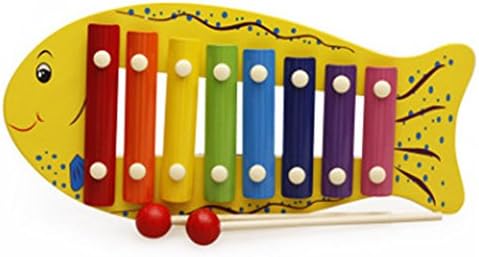 zhenyu 8-Note Baby Early Musical Instrument Hand Knock Piano Animal Multicolor Xylophon Develop Music Toy For Children Gifts (a)